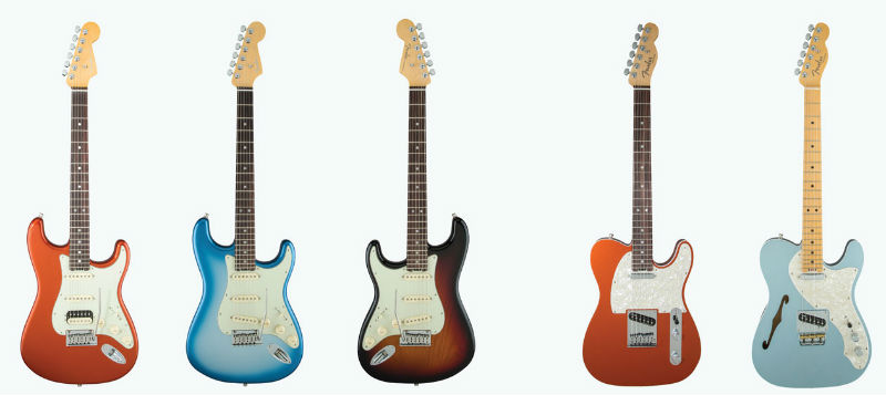 FENDER представил новую серию электрогитар American Elite во время выставки NAMM WINTER 2016