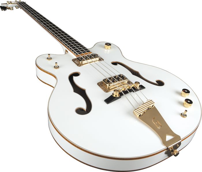 gretsch white falcon bass guitar