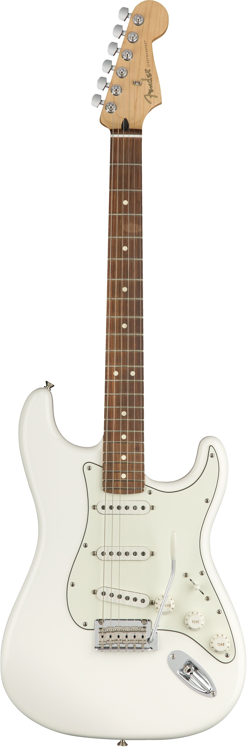 FENDER PLAYER Stratocaster PF Polar White - купить в Музторге недорого:  электрогитары, цены