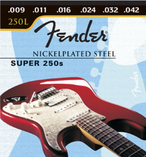 fender 250l guitar strings