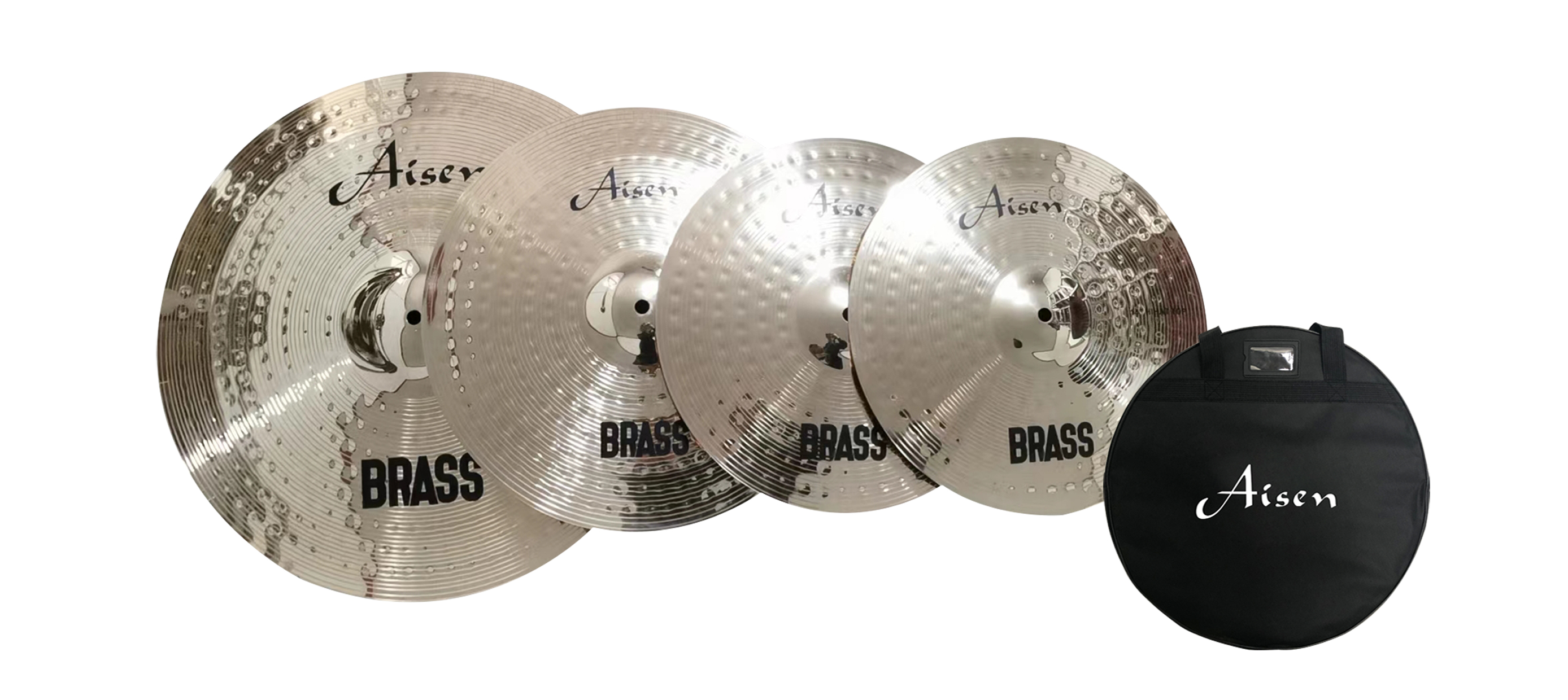 AISEN BRASS CYMBAL PACK 4PCS - купить в Музторге недорого: наборы тарелок,  цены