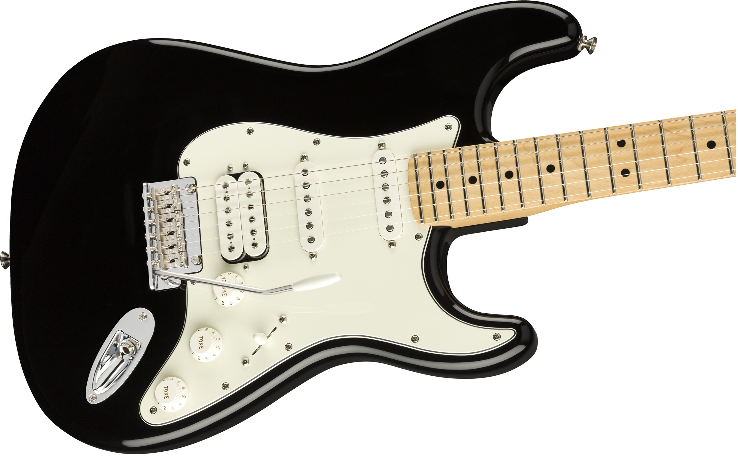 fender player stratocaster hss mn black