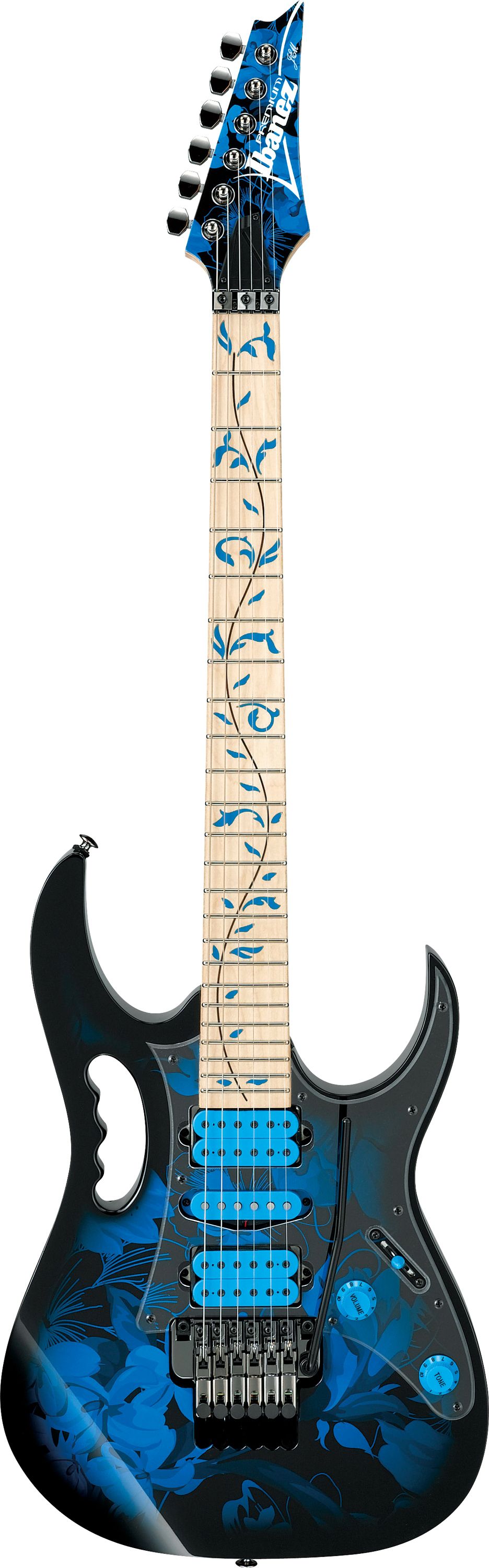 IBANEZPREMIUMJEM77P-BFPBLUEFLORALPATTERN