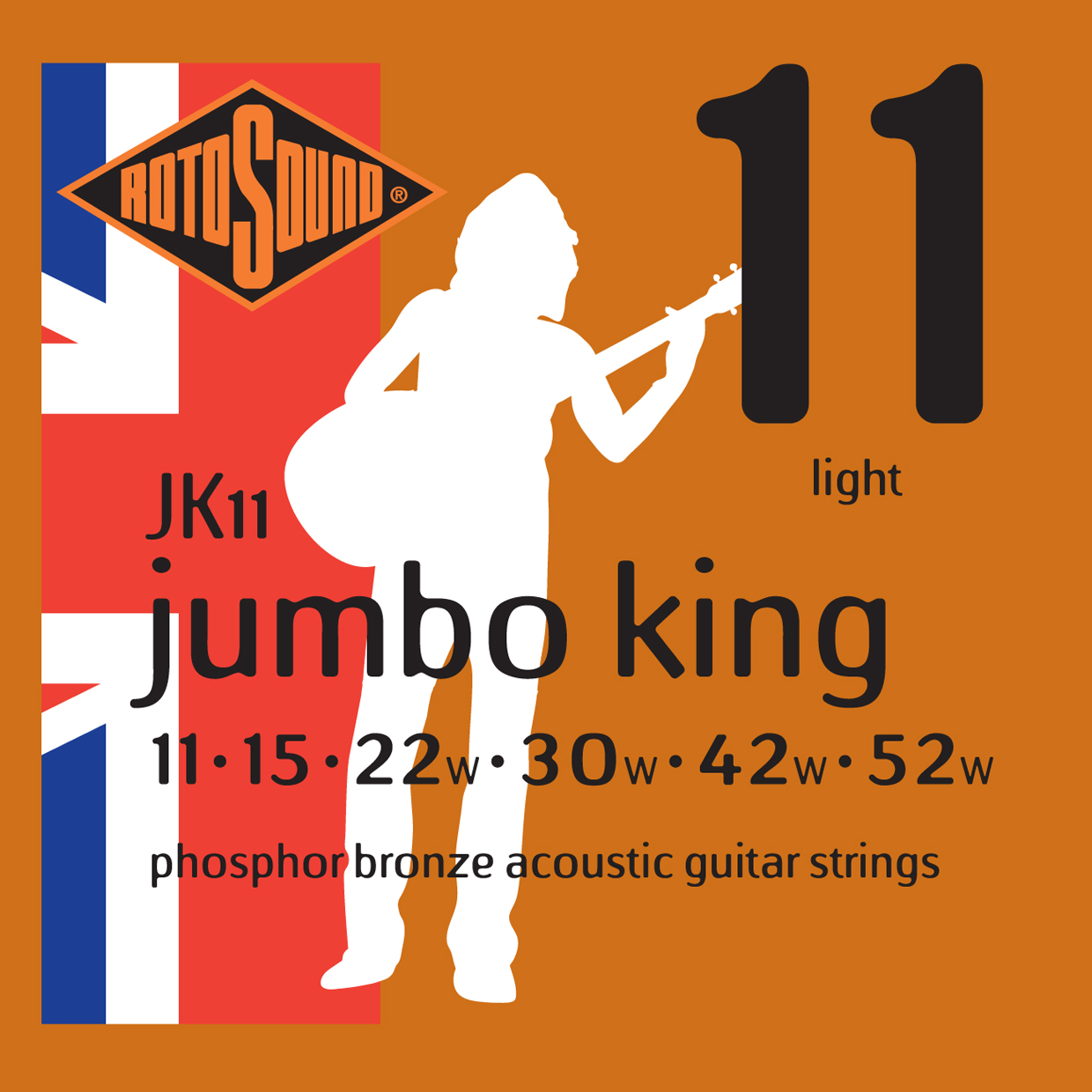 ROTOSOUND JK11 STRINGS PHOSPHOR BRONZE - купить в Музторге недорого: струны  для акустических гитар, металлические, цены