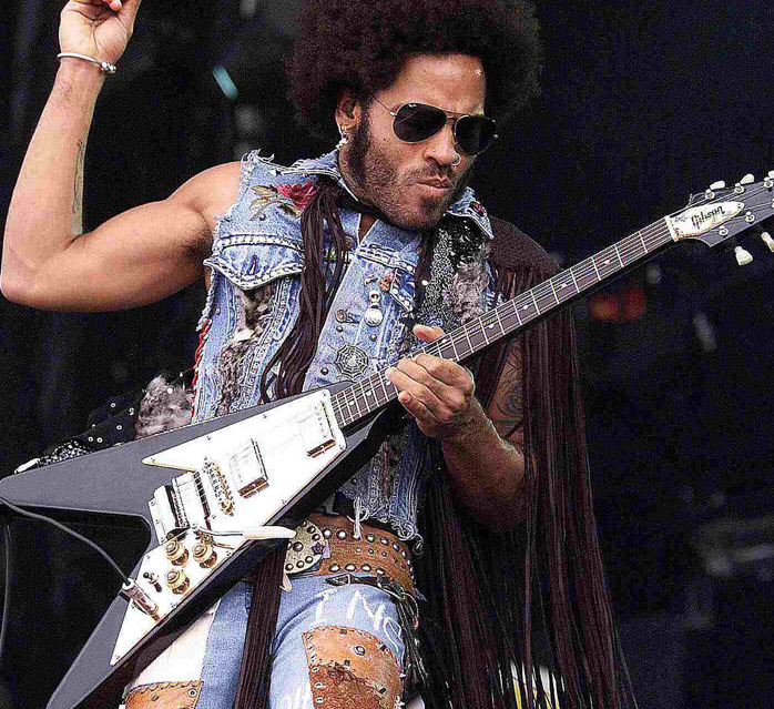 lenny kravitz flying v