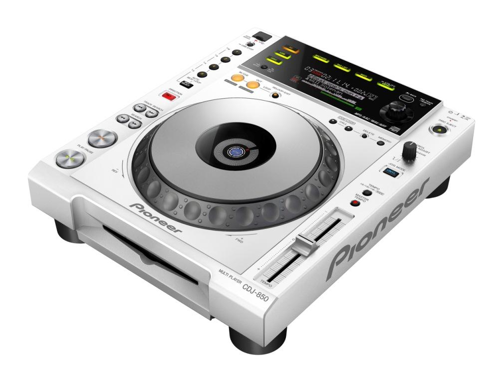 Pioneer представляет популярный мультиплеер CDJ-850 и микшер DJM-850 в белом цвете