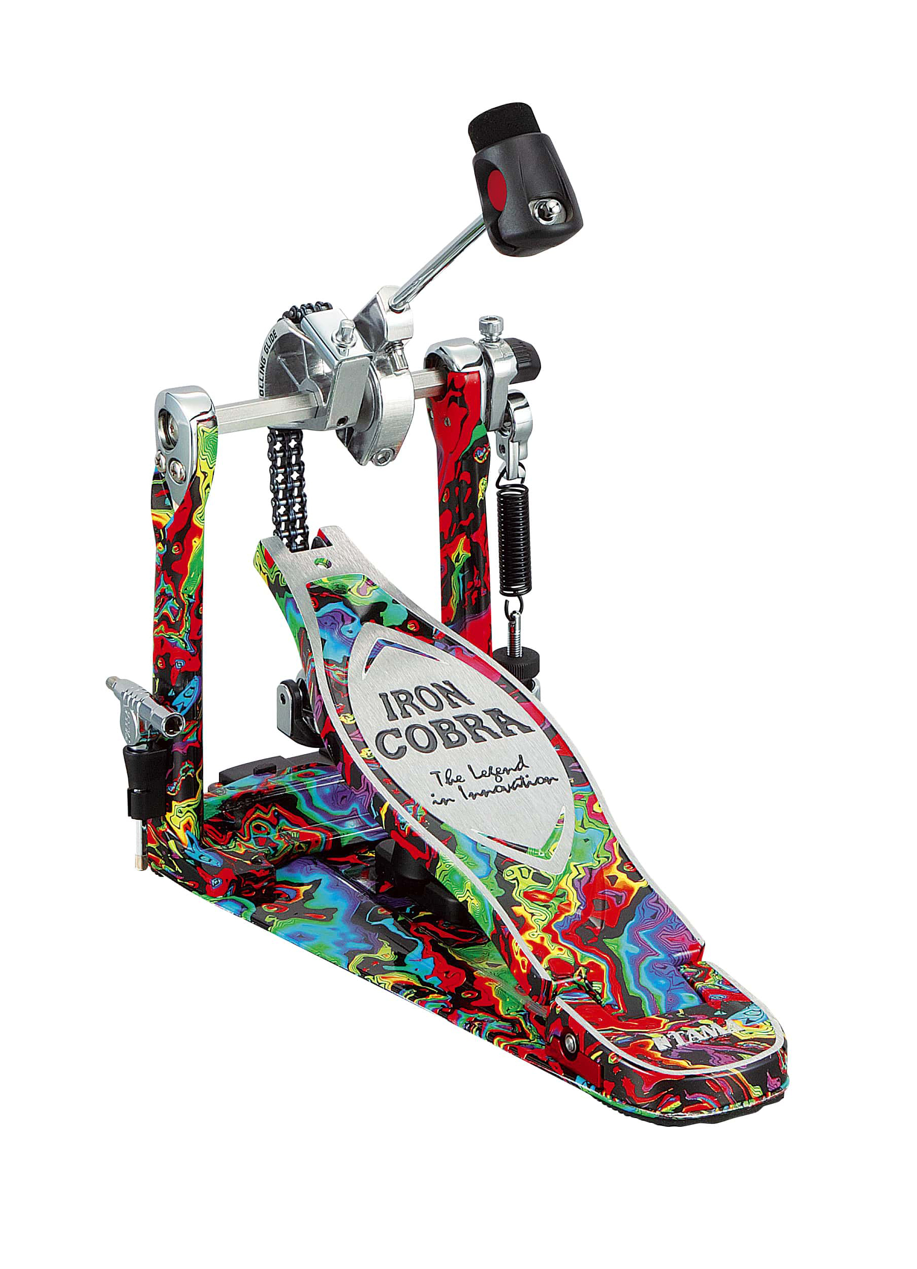 TAMA IRON COBRA HP900PMPR Power Glide Single Pedal, Psychedelic Rainbow -  купить в Музторге недорого: педали для ударных инструментов, цены