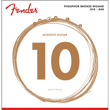 FENDERSTRINGSNEWACOUSTIC60XLPHOSPHORBRONZEBALL10-48