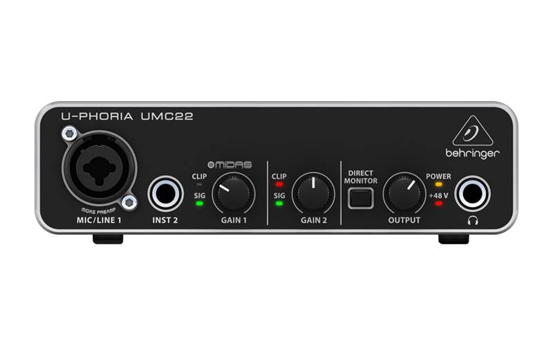 Как настроить звуковую карту behringer umc22