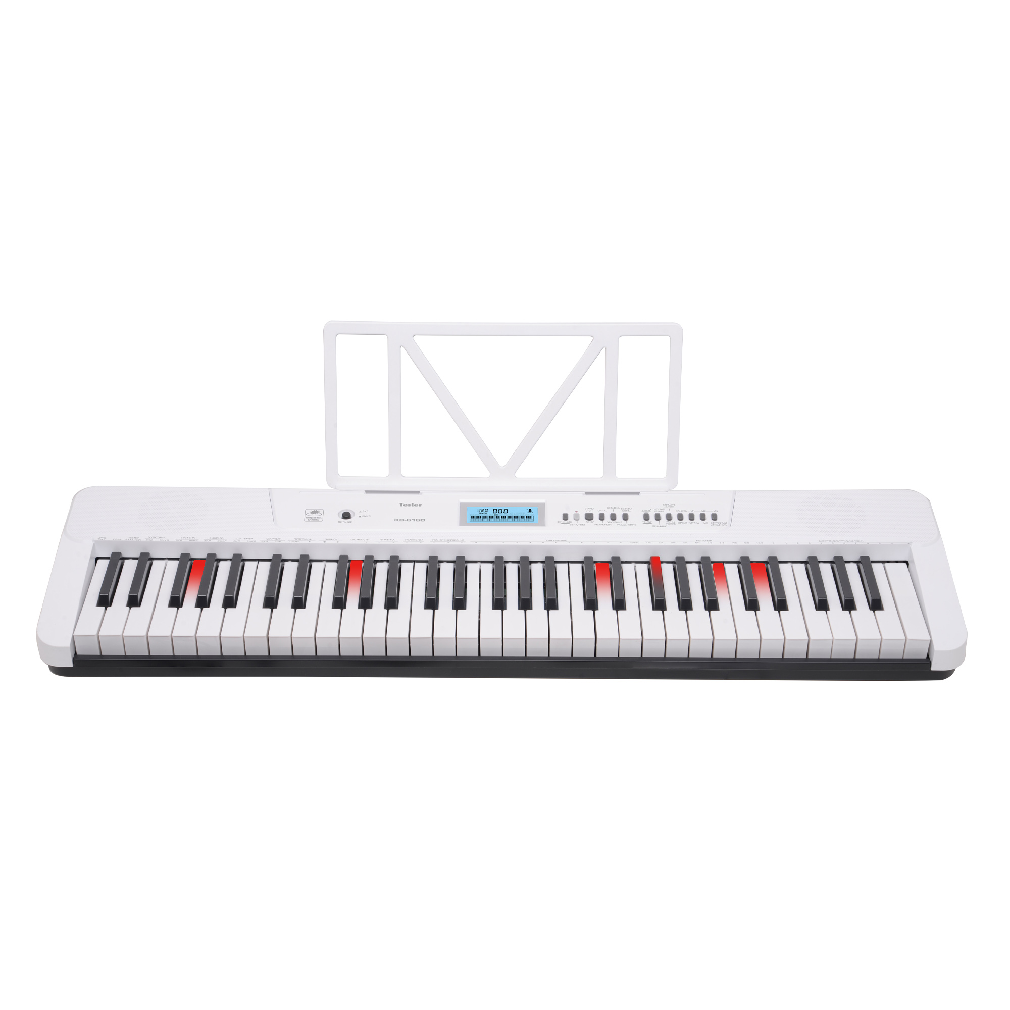 TESLER KB-6160 WHITE - купить в Музторге недорого: домашние синтезаторы,  цены