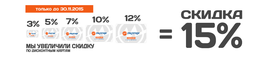 Карта скидочная музторг