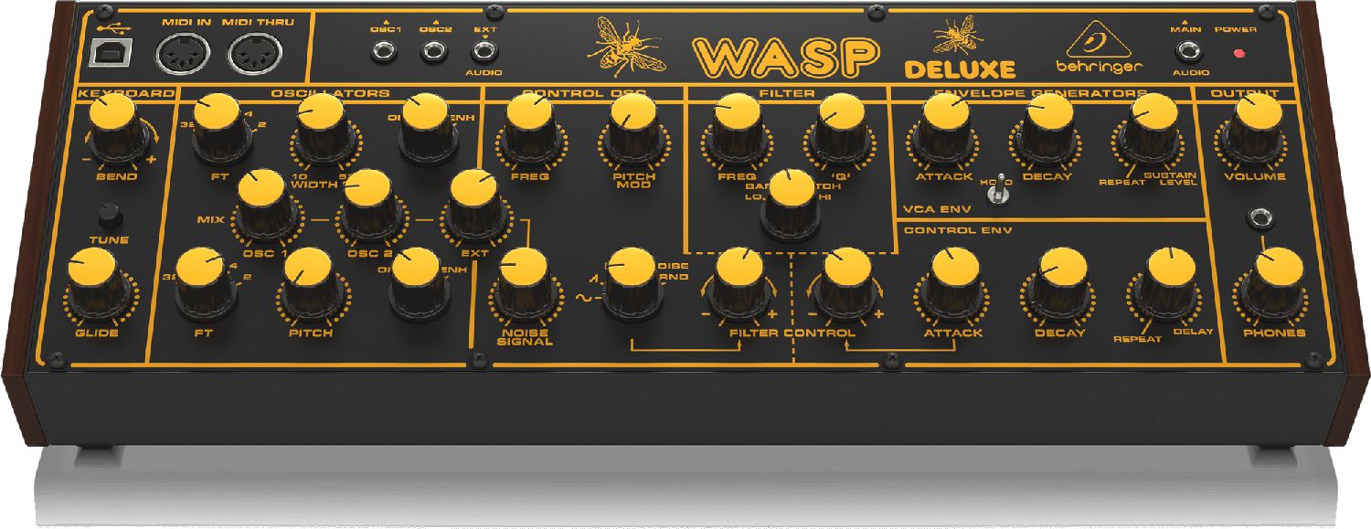 BEHRINGER WASP DELUXE - купить в Музторге недорого: домашние синтезаторы,  цены