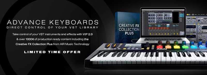 Обновление ПО VIP 2.0 для миди-клавиатур AKAI ADVANCE KEYBOARDS