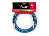 FENDER 20` CALIFORNIA INSTRUMENT CABLE LAKE PLACID BLUE - фото 1