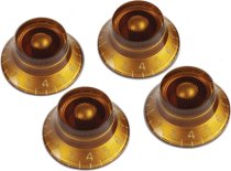 GIBSON TOP HAT KNOBS VINTAGE AMBER4 PCS. - фото 1