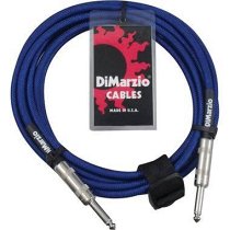 DIMARZIO INSTRUMENT CABLE 10` ELECTRIC BLUE EP1710SSEB - фото 1