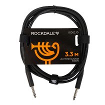 ROCKDALE IC002 Guitar cable with TS connectors, 3,3 meters ROCKDALE IC002.10 - фото 1