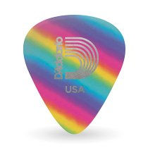 PLANET WAVES 10 PICK CELLULOID RAINBOW MED