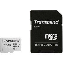 Transcend TS16GUSD300S-A 16GB microSDHC Class 10 UHS-I U1 R95, W45MB/s with SD adapter