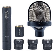 Октава МК-012-40 Профессиональный студийный конденсаторный микрофон со сменными капсюлями с малой диафрагмой (никель) в деревянн