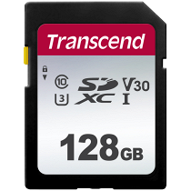 Transcend TS128GSDC300S 128GB SDXC Class 10 UHS-I U3 R95, W45MB/s