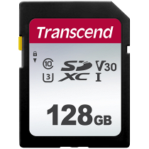 TS128GSDC300S 128GB SDXC Class 10 UHS-I U3 R95, W45MB/s