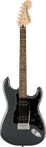 FENDER SQUIER Affinity 2021 Stratocaster HH LRL Charcoal Frost Metallic - фото 1
